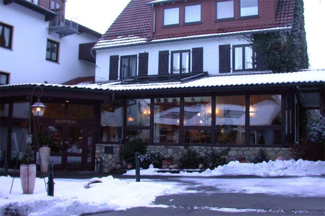 Hoteleingang Landhotel Der Schwallenhof