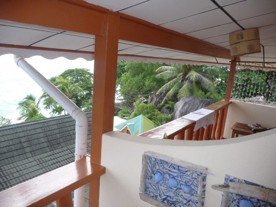 Blick vom Balkon des Zimmers Nr.7 Hotel L'Ocean