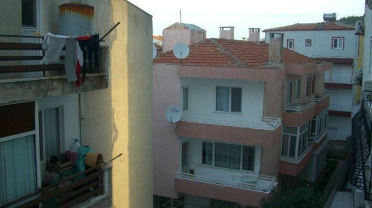 Aussicht vom Balkon auf die Nachbarn Hotel Kalif