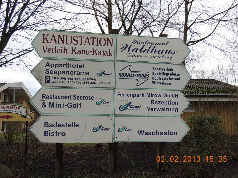 Wegweiser Aparthotel Seepanorama
