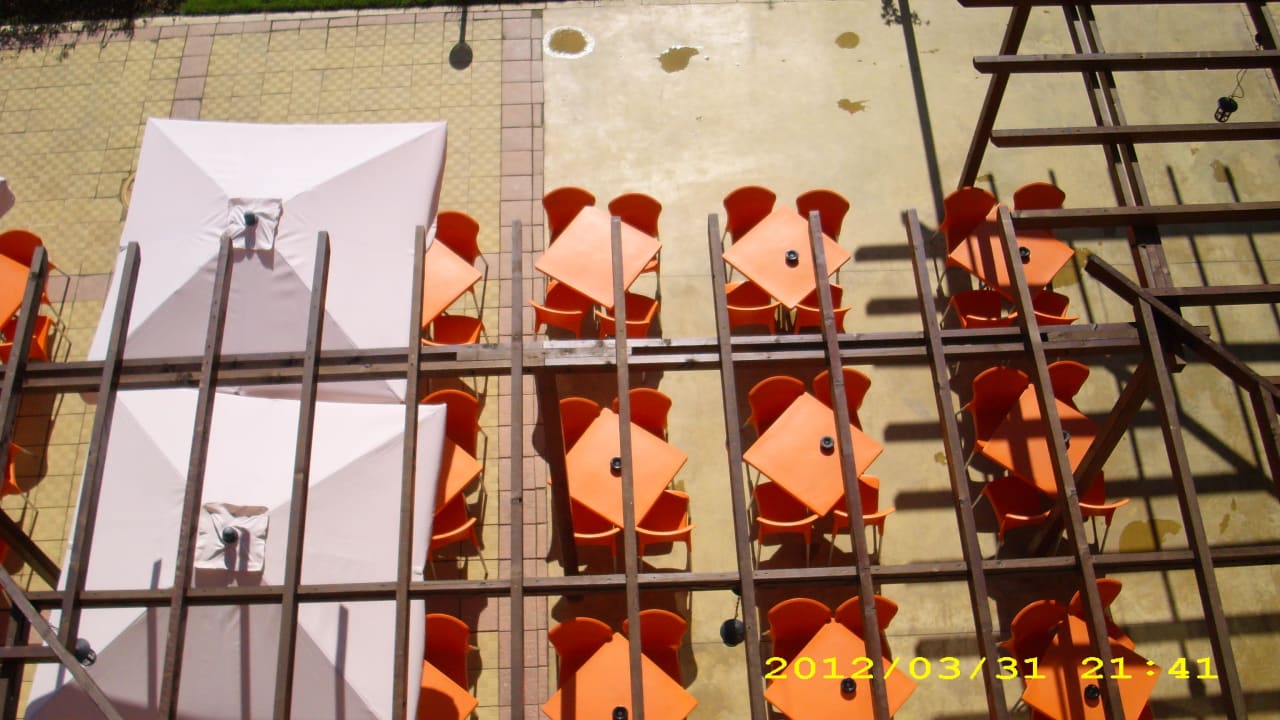 Poolbar von oben Sol Luna Bay