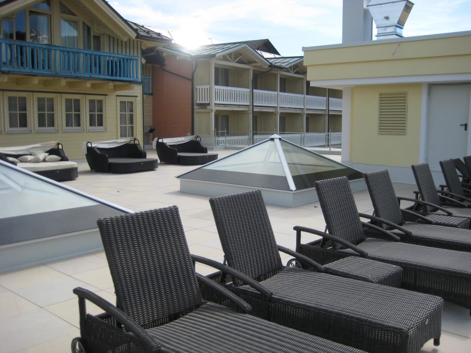 Liegebereich Dachterrasse Dilly - Das Nationalpark Resort