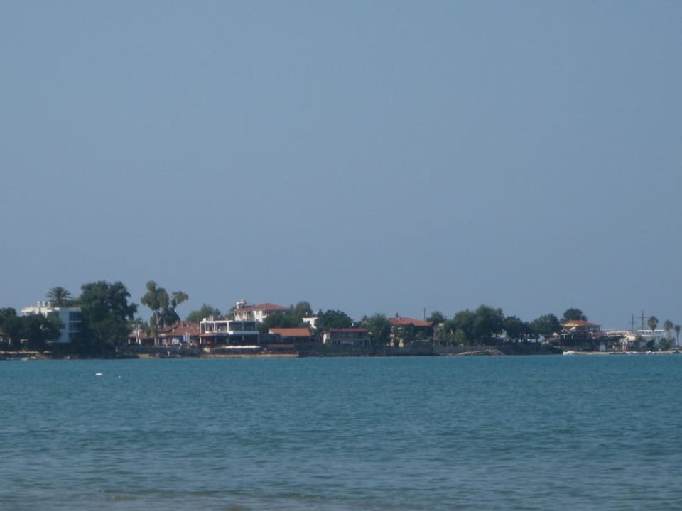 Blick vom Strand auf Side Hotel Side Star Park