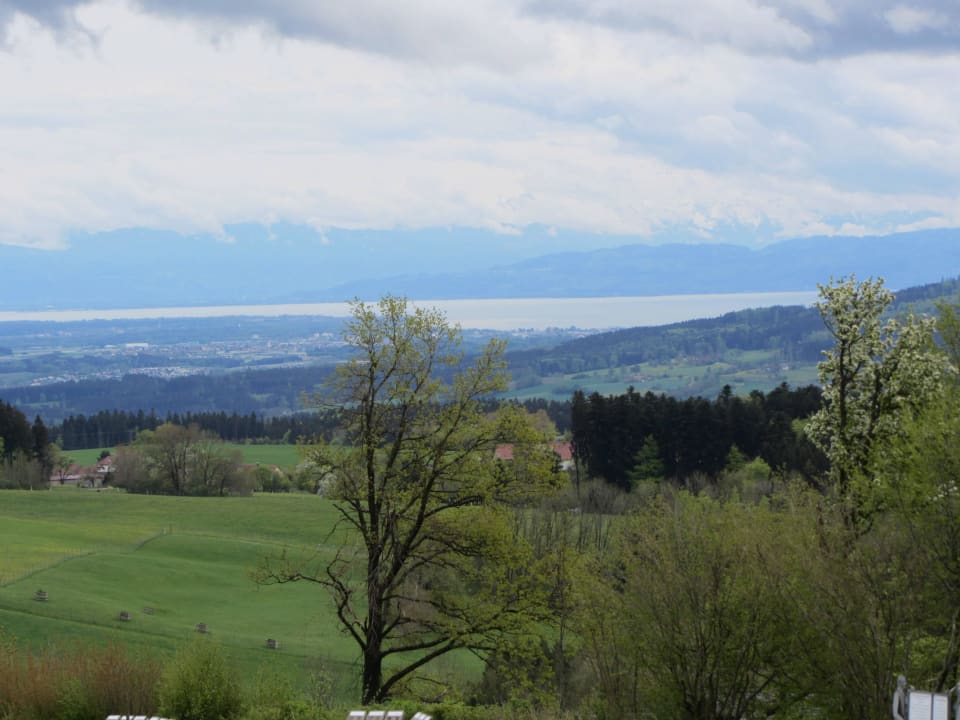 Blick vom Höchsten zum Bodensee Landgasthof Linde