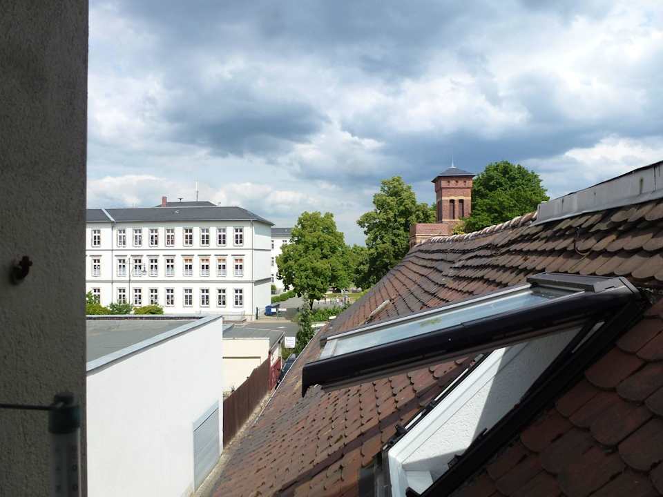 Ausblick zur Hofseite Zi.8 Pension Cafe Meissner