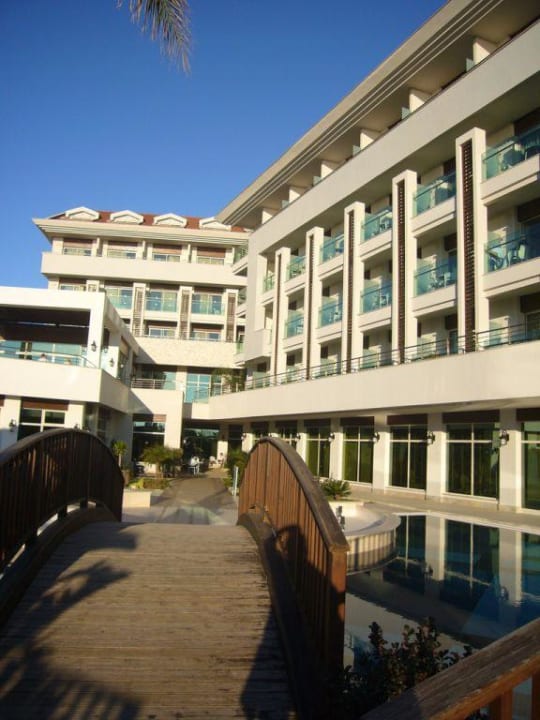 Blick auf mein Zimmer Sunis Evren Beach Resort Hotel & Spa