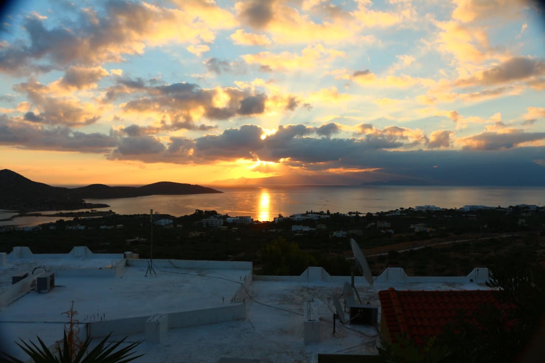 Blick vom Balkon Elounda Residence Resort & Waterpark