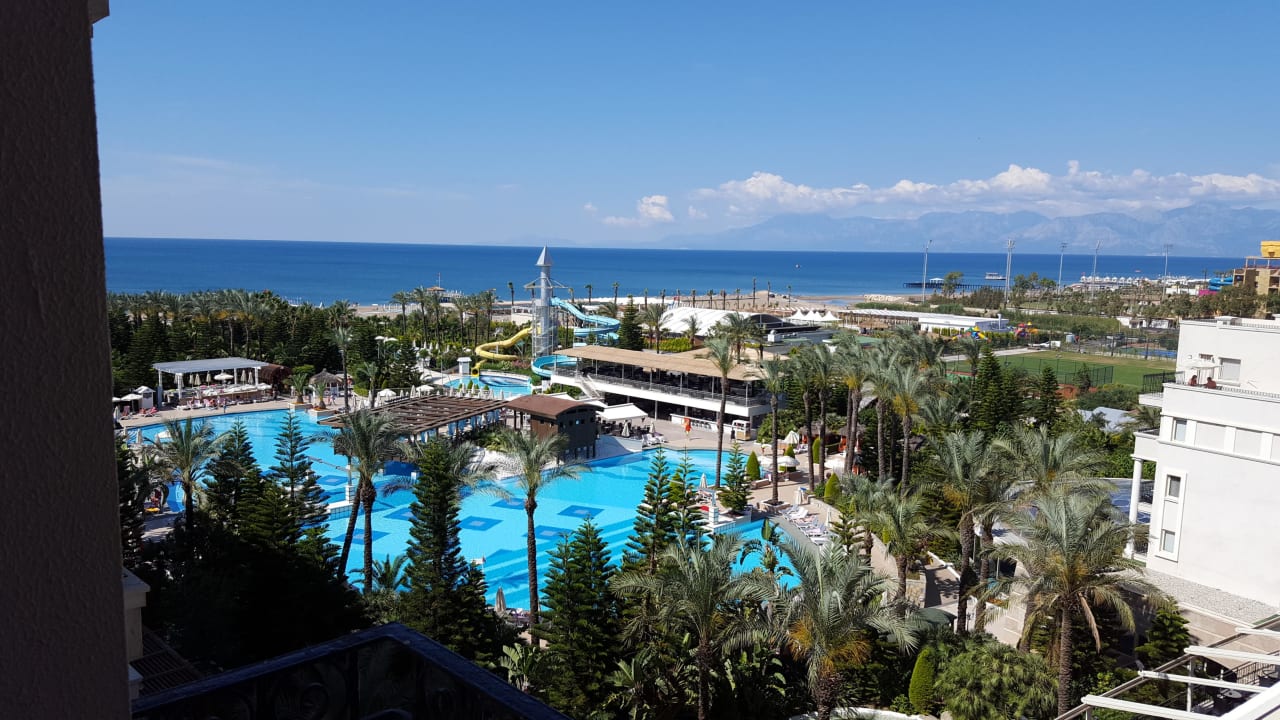 Blick vom Balkon Hotel Delphin Diva