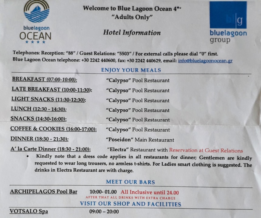 Gastro Blue Lagoon Ocean