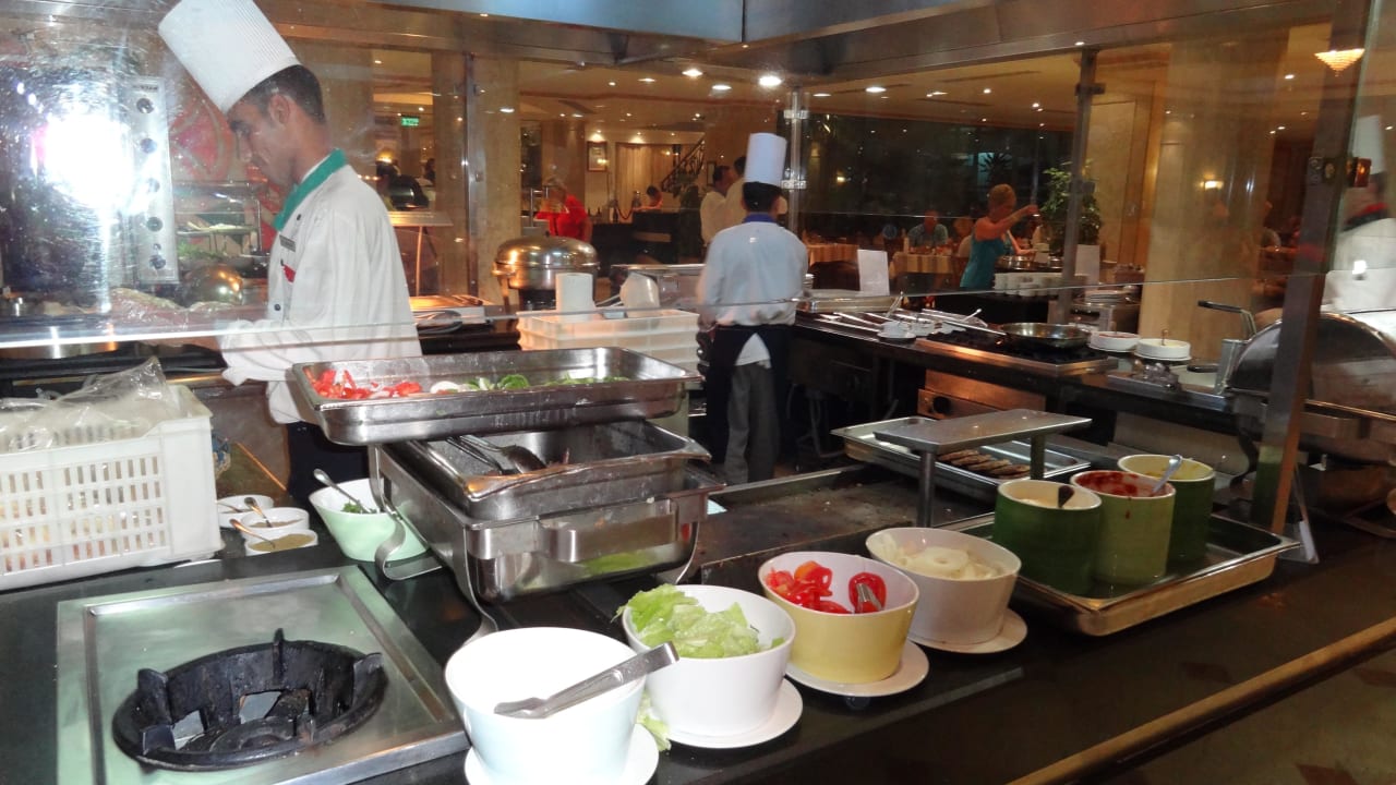 Büffet-Küche Sultan Gardens Resort