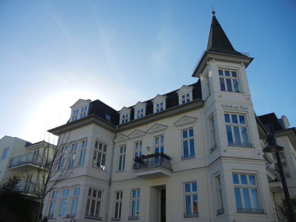 Nordseite, Richtung Strand Schloss am Meer Apartments