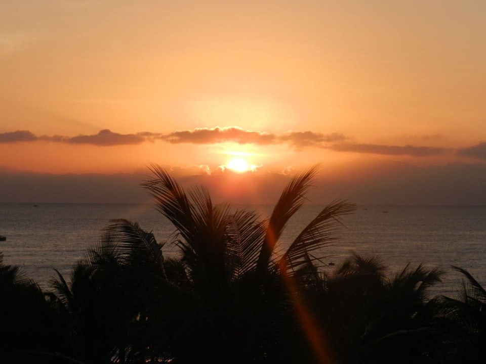 Sonnenaufgang von der Terrasse des Zimmers Resort Mia Nha Trang