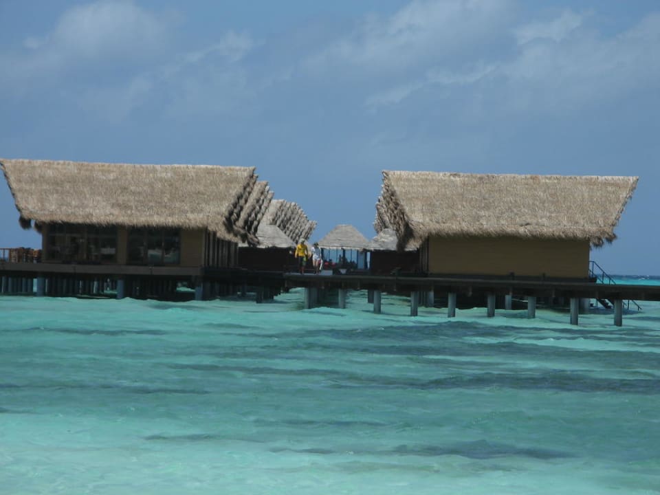 Blick auf die Ocean Villen Adaaran Select Hudhuran Fushi - Premium All Inclusive