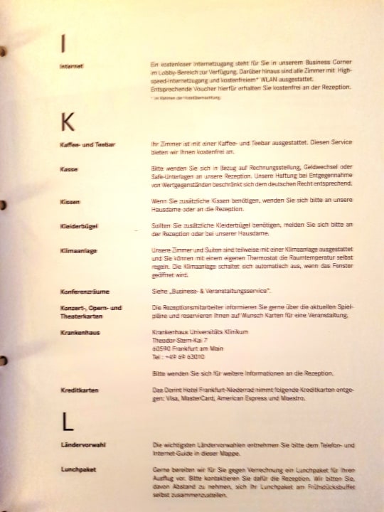 Sonstiges Essential by Dorint Frankfurt-Niederrad