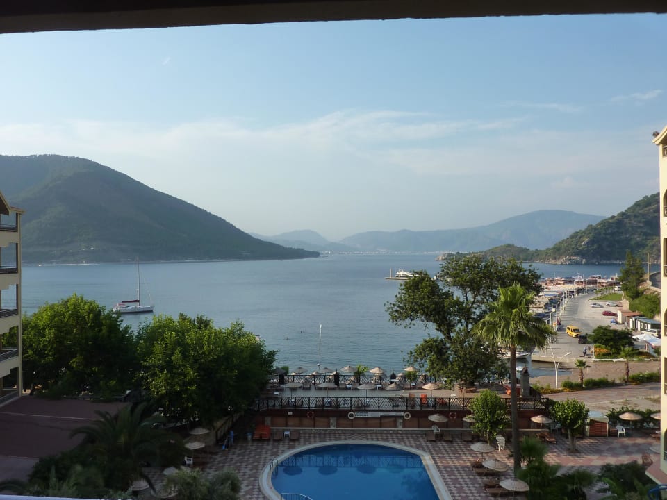 Meerblich vom Balkon Hotel Gölmar Beach