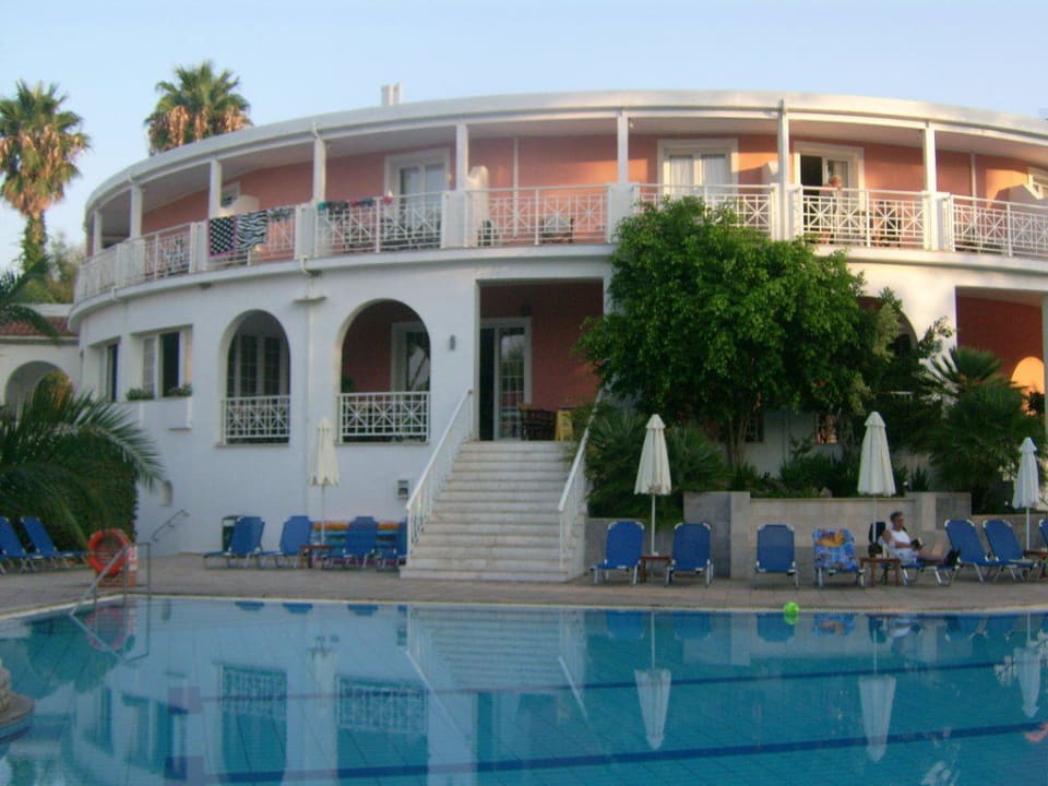 Haupthaus vom Pool Hotel Bitzaro Palace