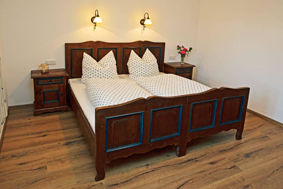 Schlafzimmer der Ferienwohnung Kampenwand Thaurerhof