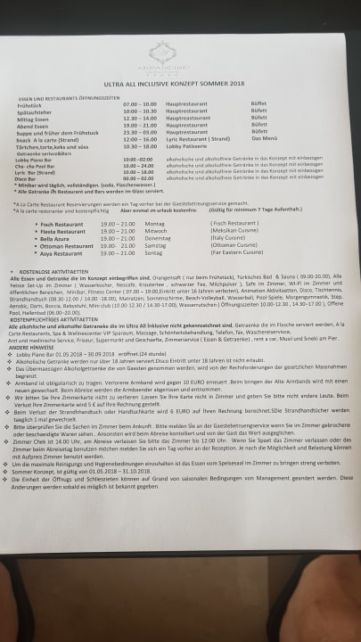 All Inclusive Konzept 2018 Azura Deluxe Resort & Spa Hotel