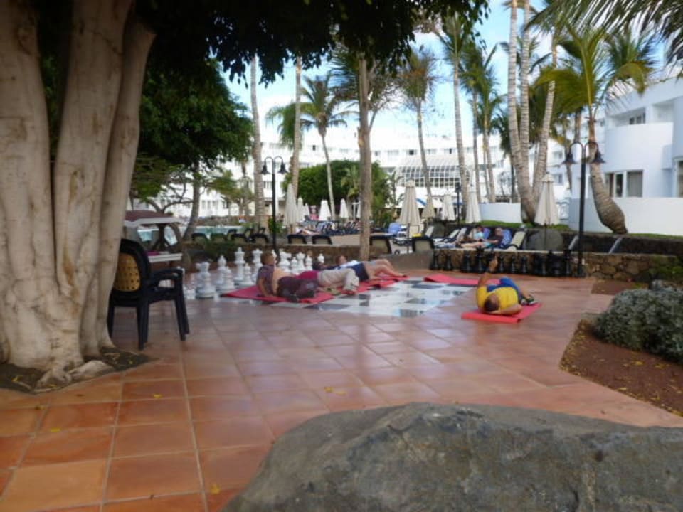 Gym abdominale le matin Hipotels La Geria