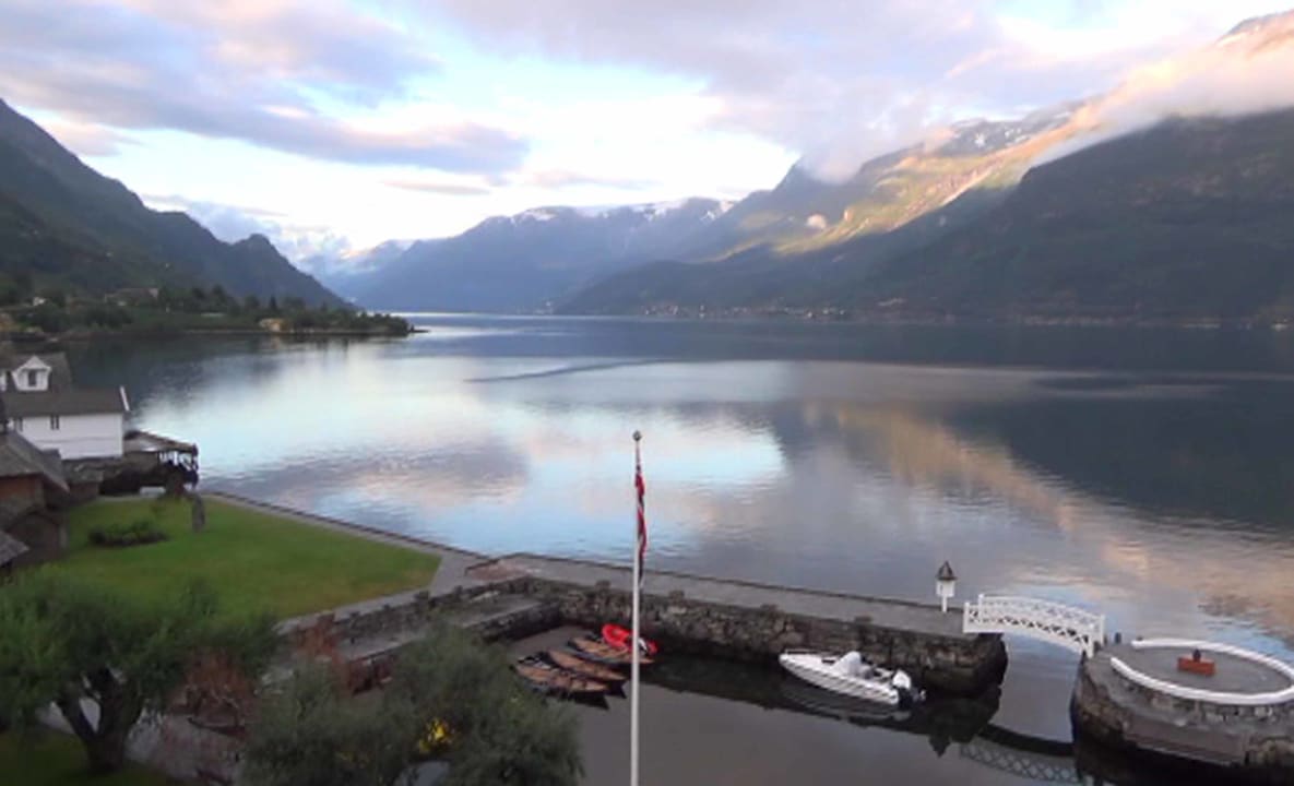 Ausblick Hotel Ullensvang