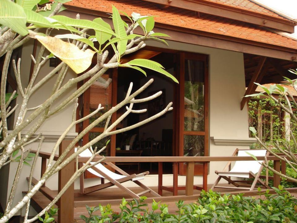 Terrasse des Bungalows Khaolak Laguna Resort