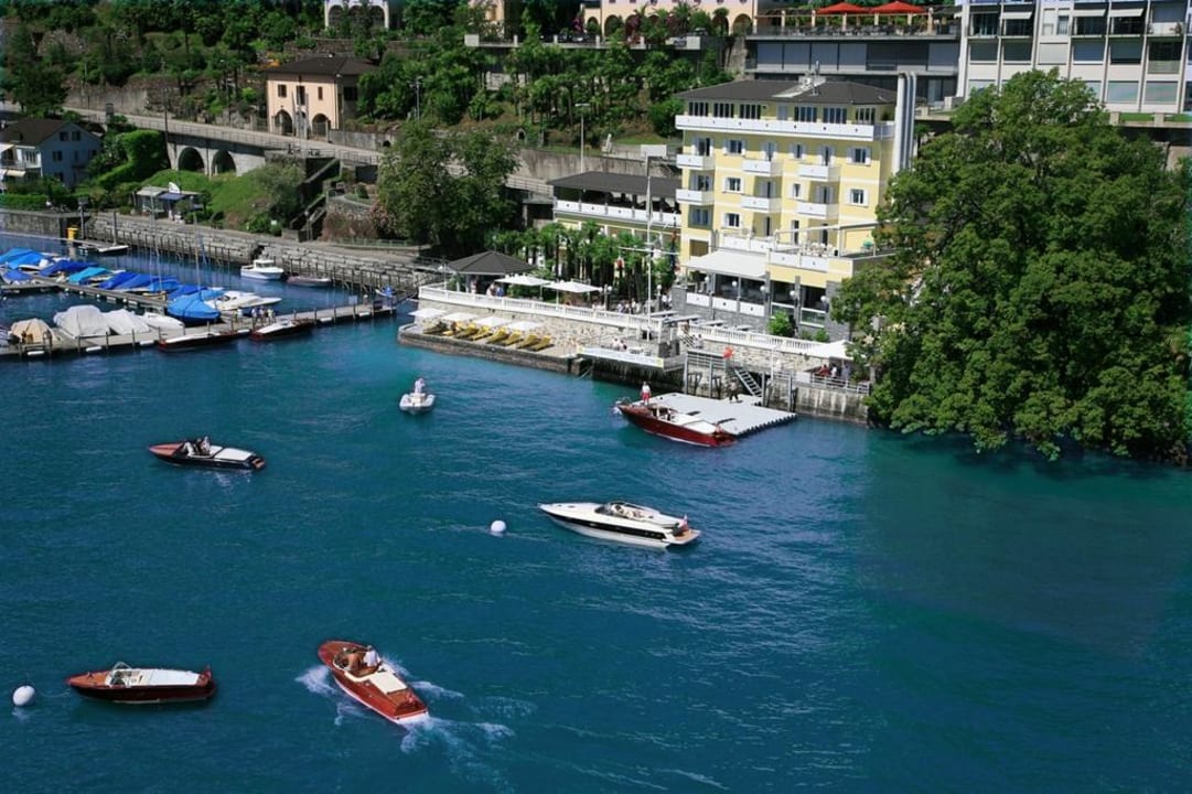Luftaufnahme Yachtsport Resort Lago Maggiore