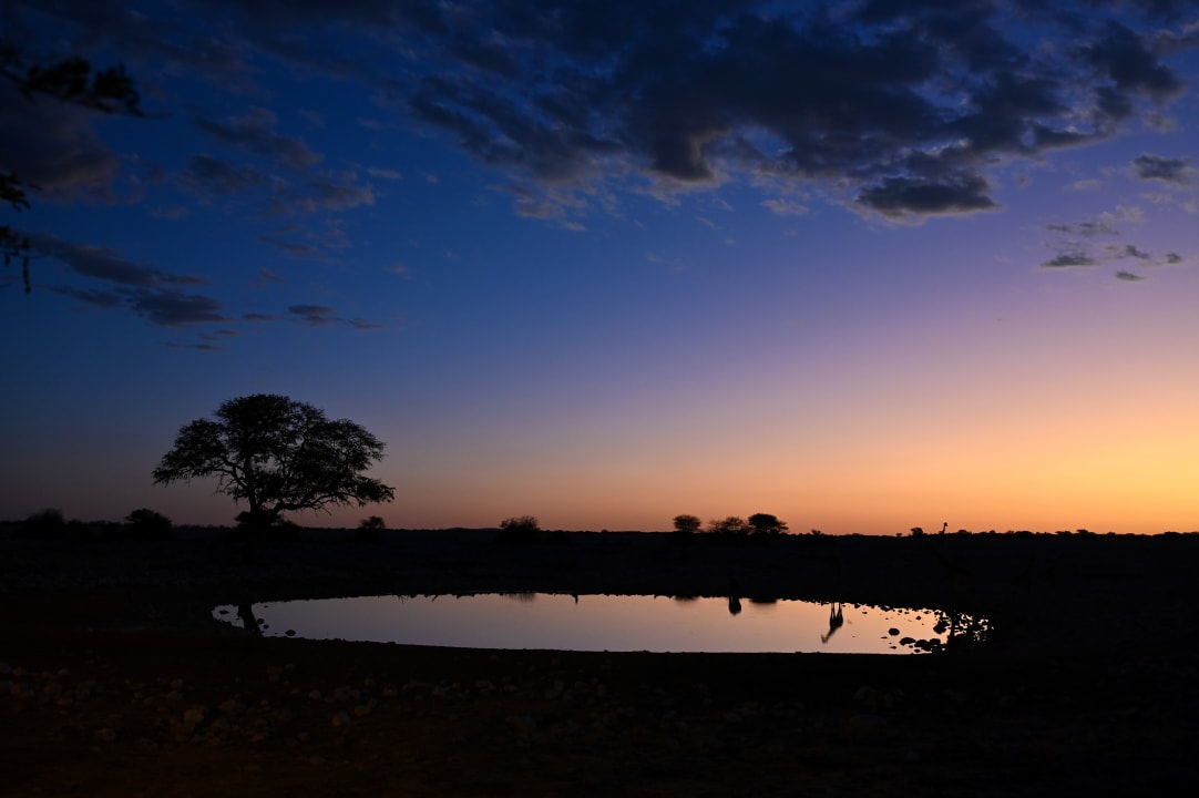 Ausblick Okaukuejo Camp