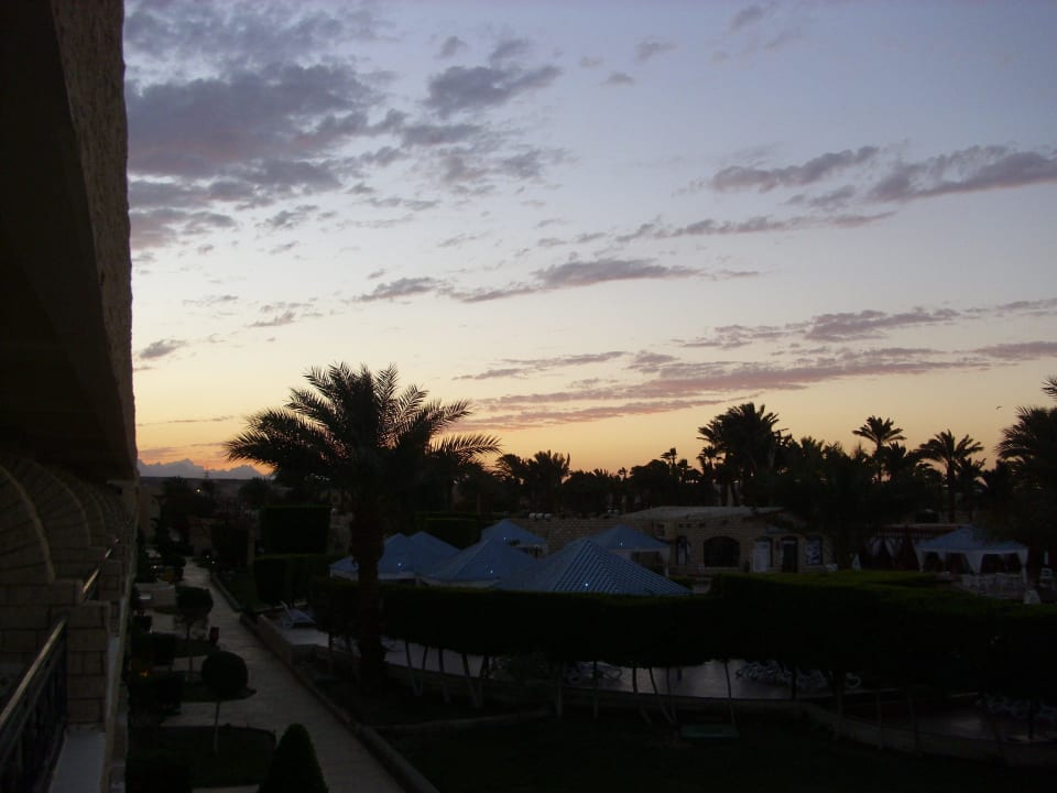 Ausblick vom Zimmer nach links Aladdin Beach Resort