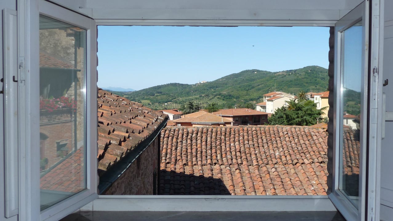 Blick aus dem Fenster Richtung W Casa Vacanze Il Chiostro