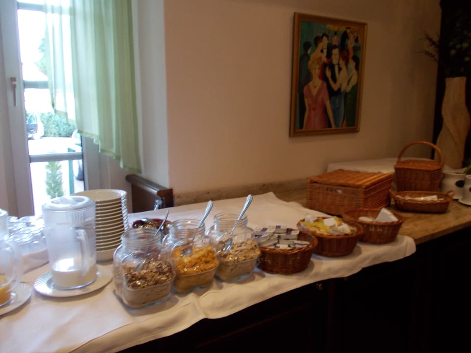 Teil vom Frühstücksbüffet Hotel Waldidyll