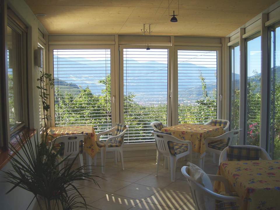 Wintergarten & Aufenthaltsraum Pension Weinberg
