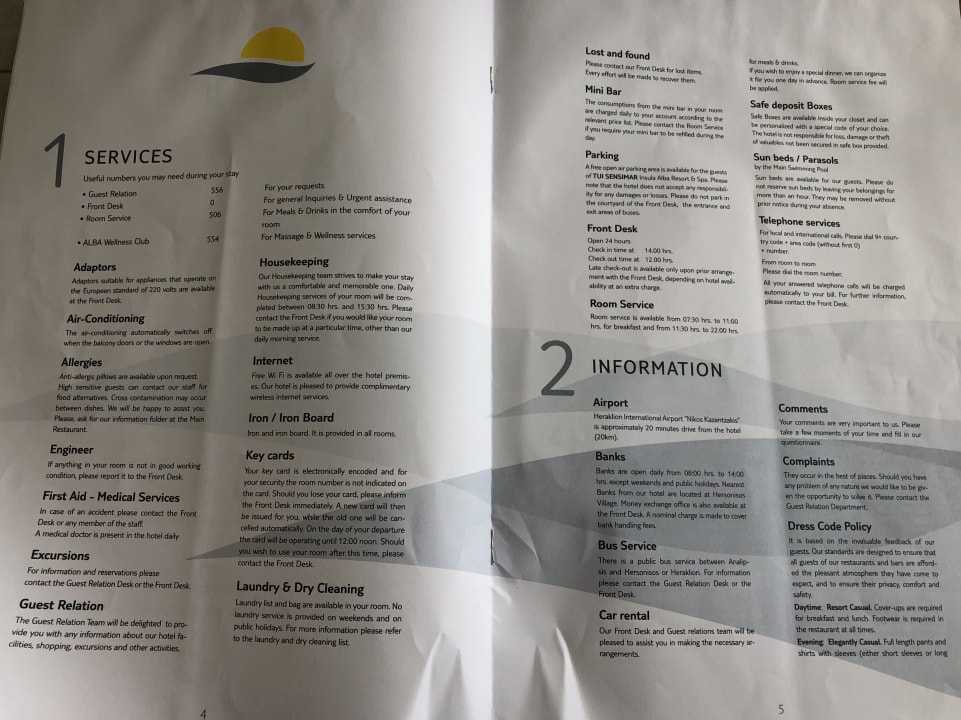 Sonstiges TUI BLUE Insula Alba