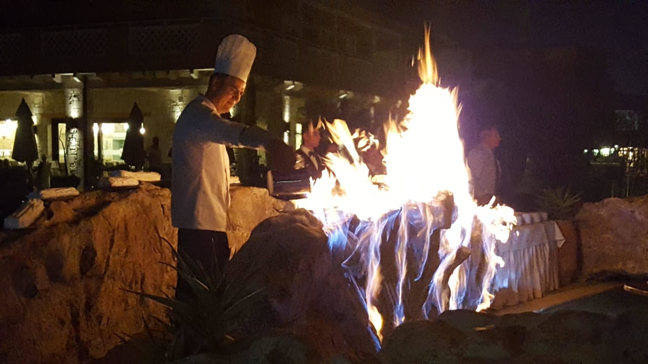 Flambiertes Eis Cactus Royal