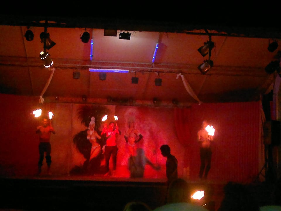 "Feuershow" Omar Khayam Resort & Aquapark