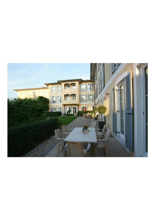 AmperVilla Innenhof Hotel Ampervilla