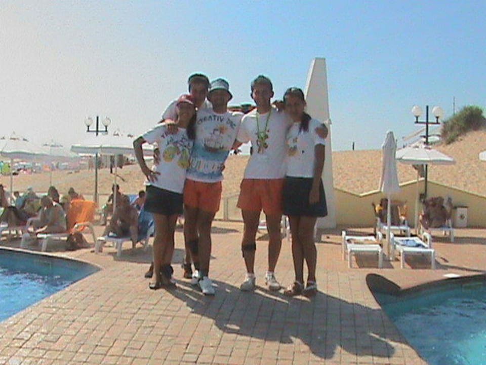 Das tolle Animationsteam Burgas Beach Hotel