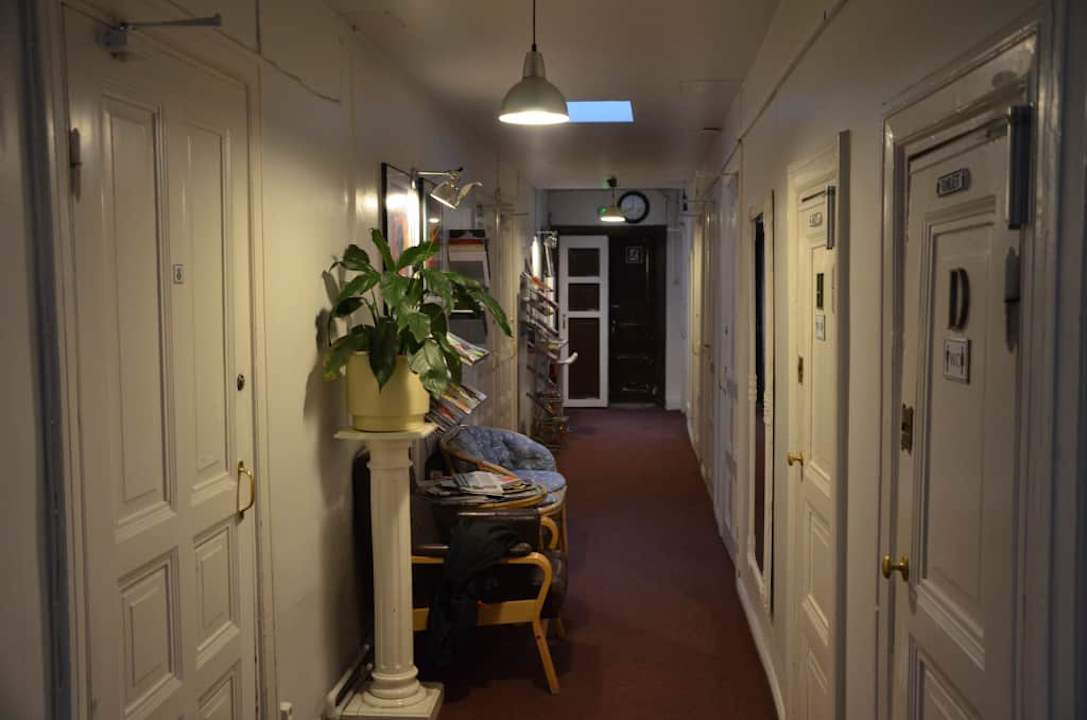 Korytarz hotelu Hostel Kongressikoti