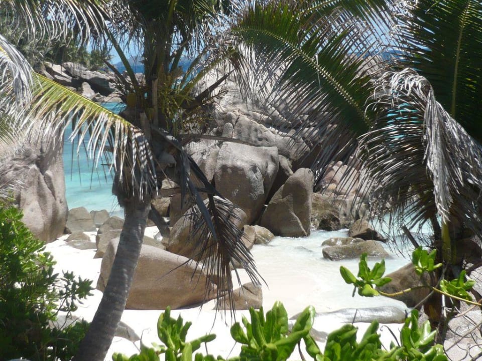 Blick vom Balkon auf die Bucht Hotel Patatran Village