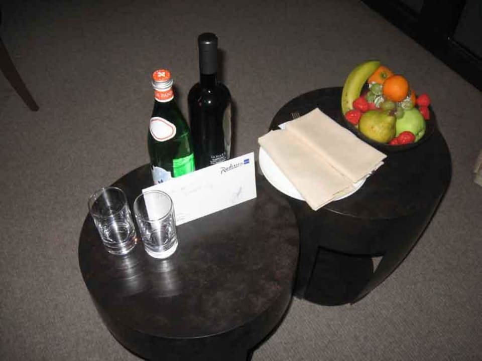 Willkommensgruss Radisson Blu Hotel Milan