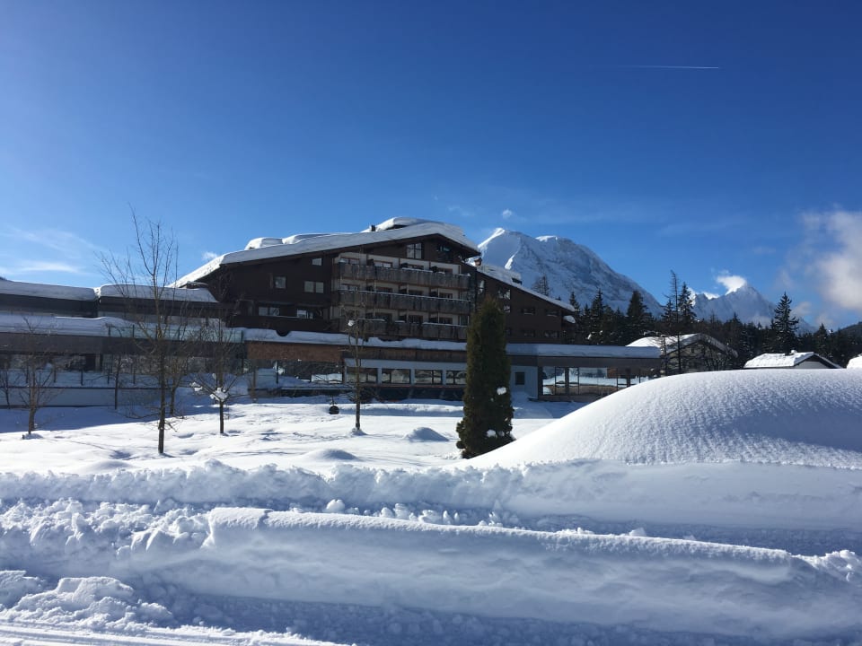 Von der Loipe aus Hotel Quellenhof Leutasch, Tirol