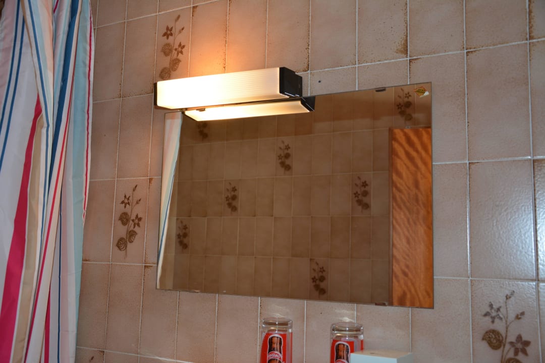 Einziges Licht im Badezimmer Frühstückspension Steffi
