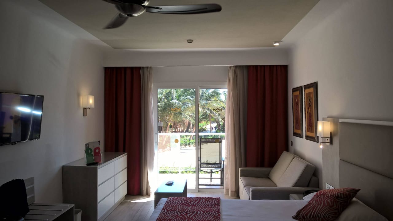 Blick auf den Balkon Hotel Riu Cabo Verde