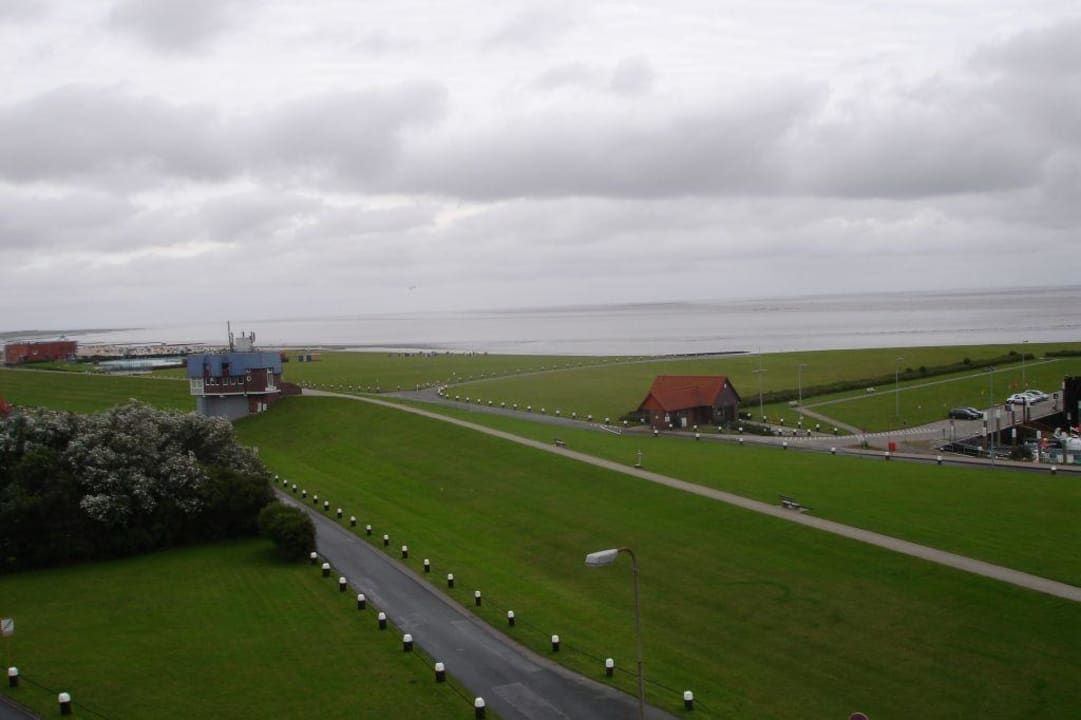 Blick auf das Freibad Hotel Fährhaus