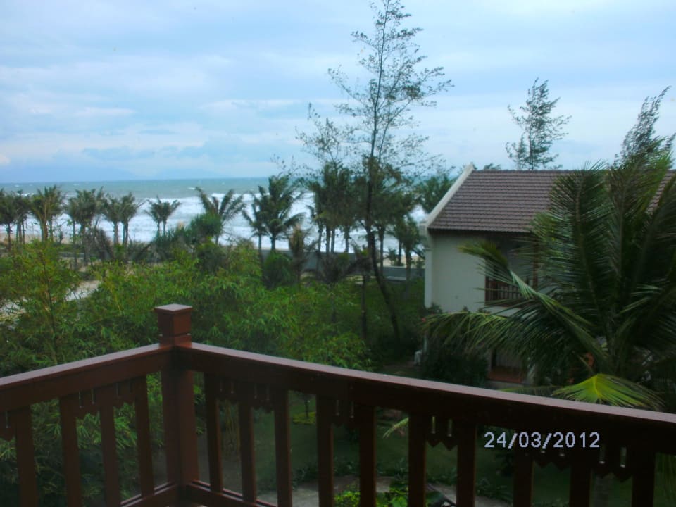 Ausblick vom Balkon Palm Garden Beach Resort & Spa