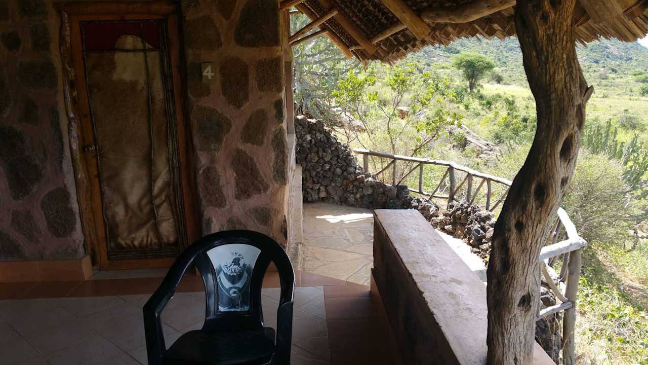 Balkon/Terrasse Rhino Valley Lodge