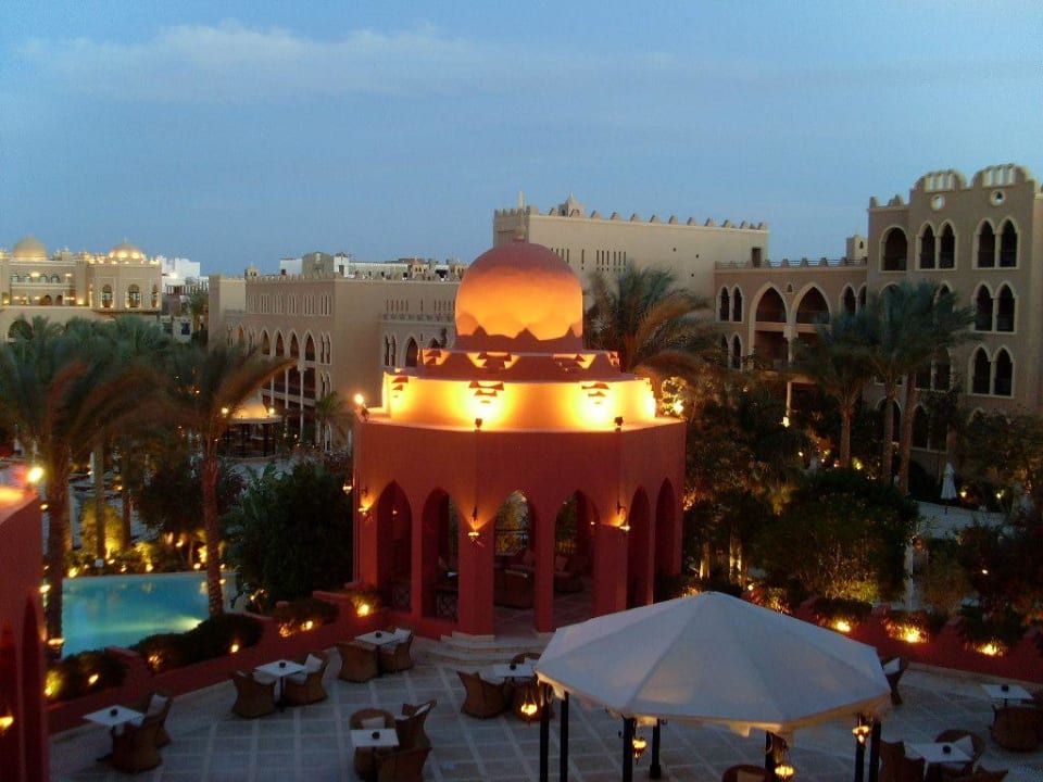 Ausblick vom Balkon der Lobby Makadi Palace