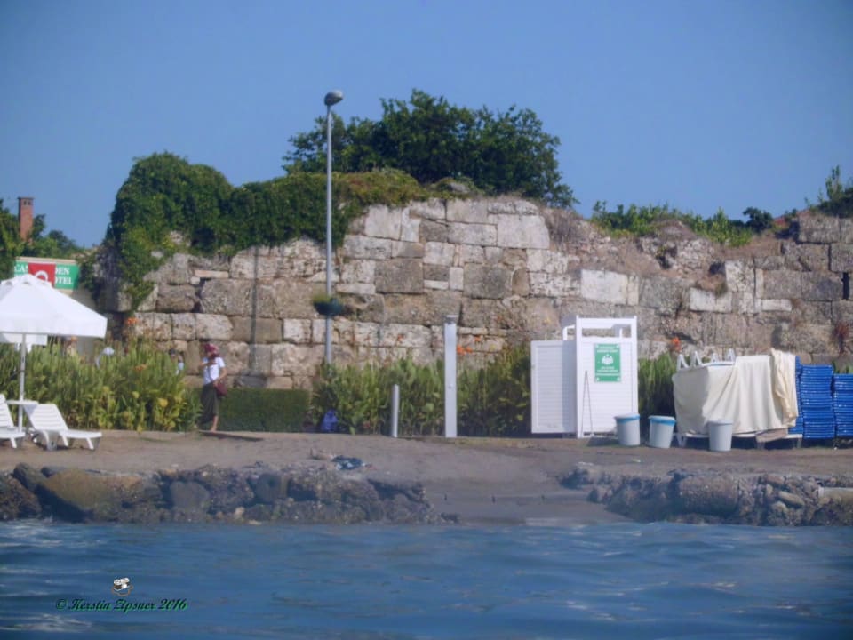 Blick auf den Strand Can Garden Beach