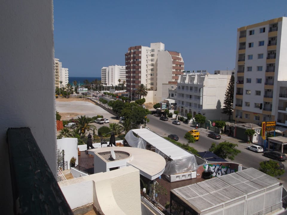 Blick vom Balkon Hotel Tej Marhaba