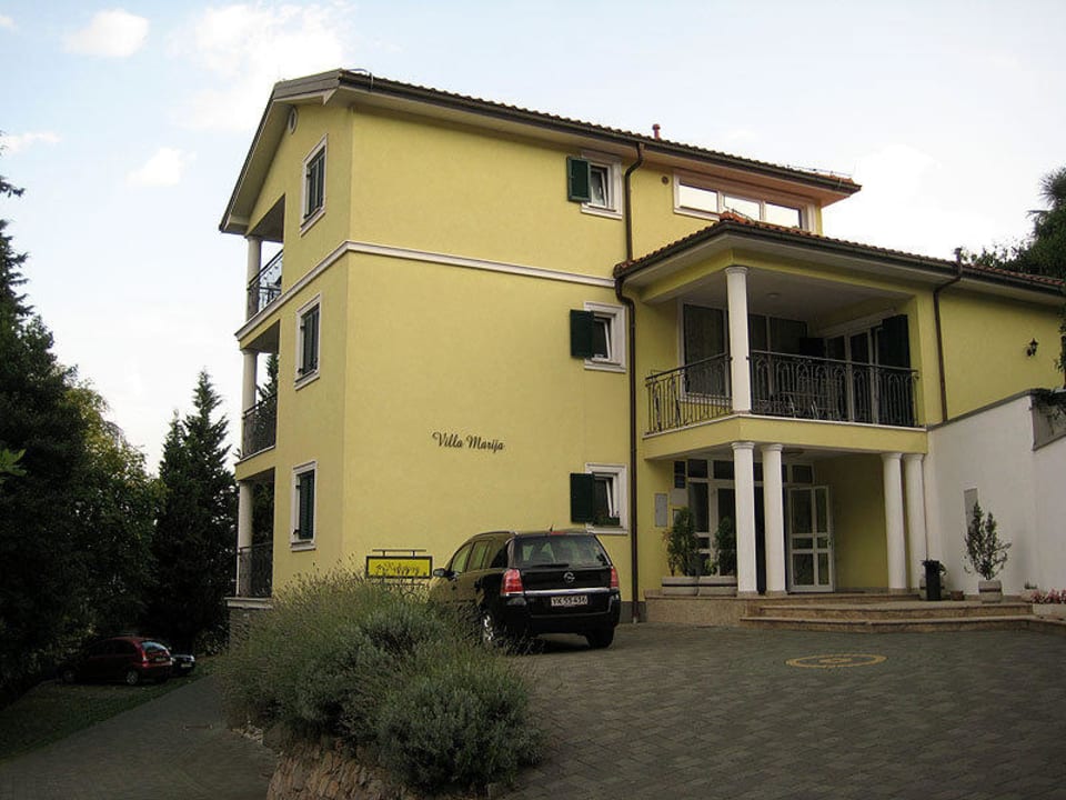 Von der Einfahrt Villa Marija Opatija