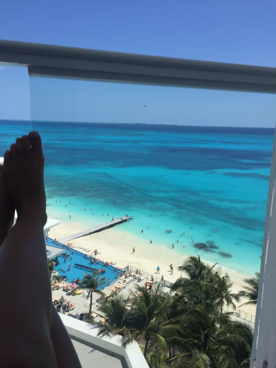 Ausblick Hotel Riu Cancun